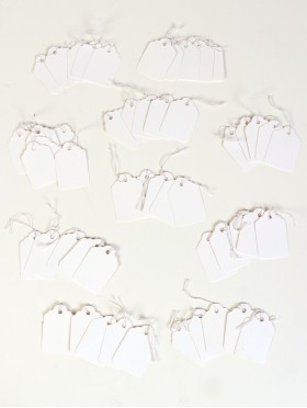 White Tag Label (50pcs)